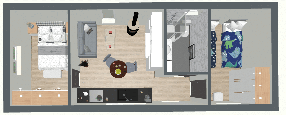 Posnania 40 — plan 3D repris de sa section WordPress