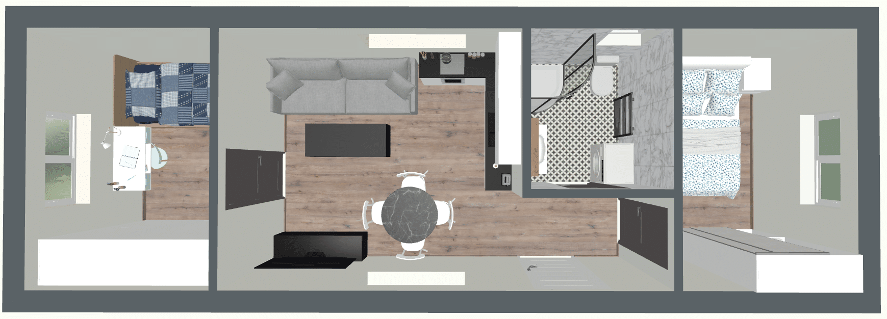 SILESIA 35 · Plan 3D